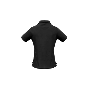 Womens Micro Waffle Short Sleeve Polo - Thumbnail Image 5
