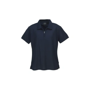 Womens Micro Waffle Short Sleeve Polo - Thumbnail Image 2