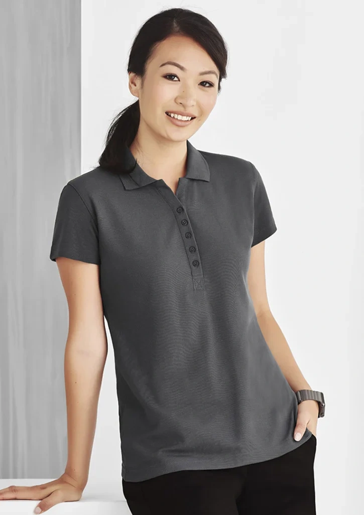 Womens Crew Short Sleeve Polo - Image 14