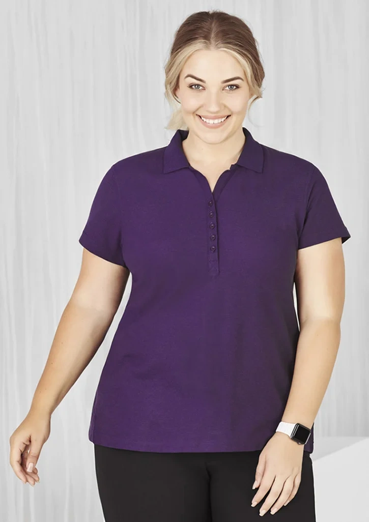 Womens Crew Short Sleeve Polo - Image 8