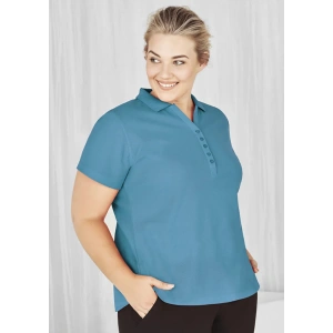 Womens Crew Short Sleeve Polo - Thumbnail Image 6