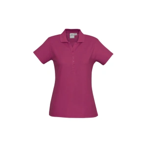 Womens Crew Short Sleeve Polo - Thumbnail Image 2
