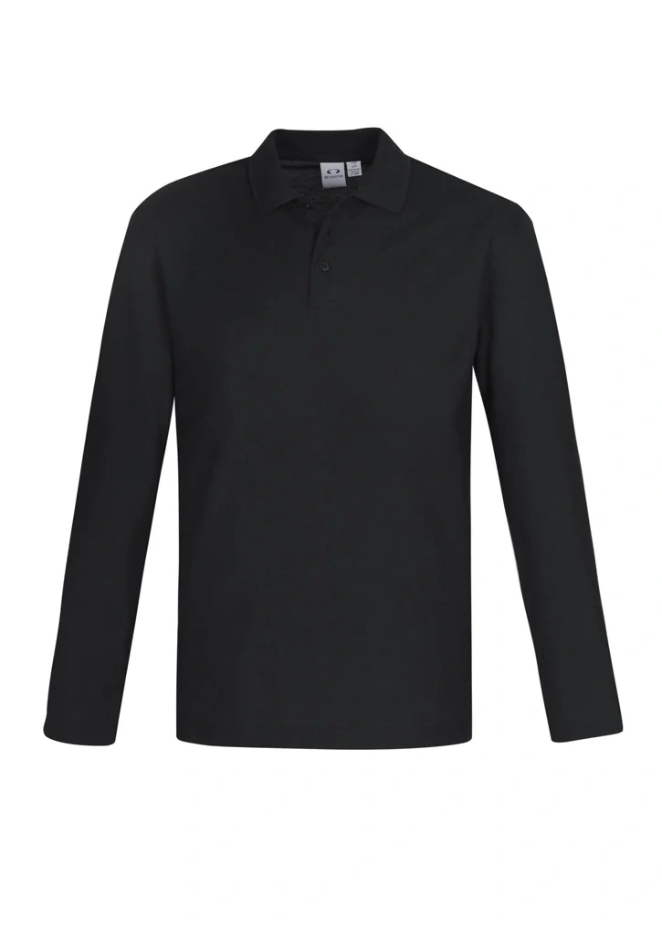 Mens Crew Long Sleeve Polo - Image 5