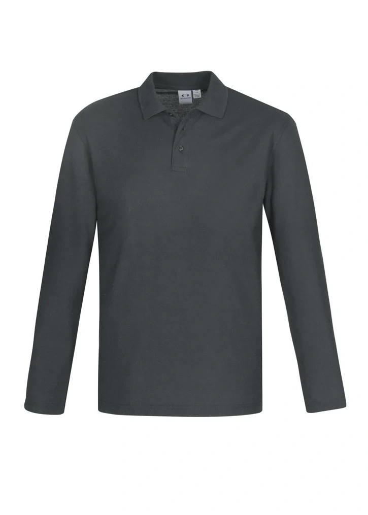 Mens Crew Long Sleeve Polo - Image 6