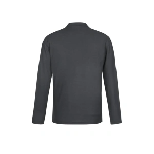 Mens Crew Long Sleeve Polo - Thumbnail Image 7