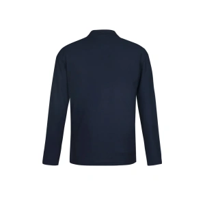 Mens Crew Long Sleeve Polo - Thumbnail Image 3