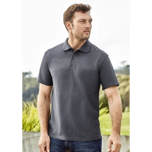 Mens Crew Short Sleeve Polo - Thumbnail Image 1