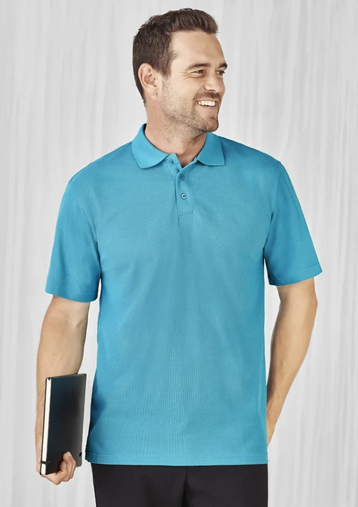 Mens Crew Short Sleeve Polo - Image 4