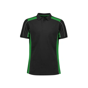 Unisex Grid Short Sleeve Polo - Thumbnail Image 6