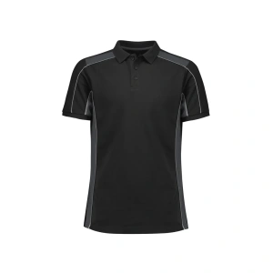 Unisex Grid Short Sleeve Polo - Thumbnail Image 4