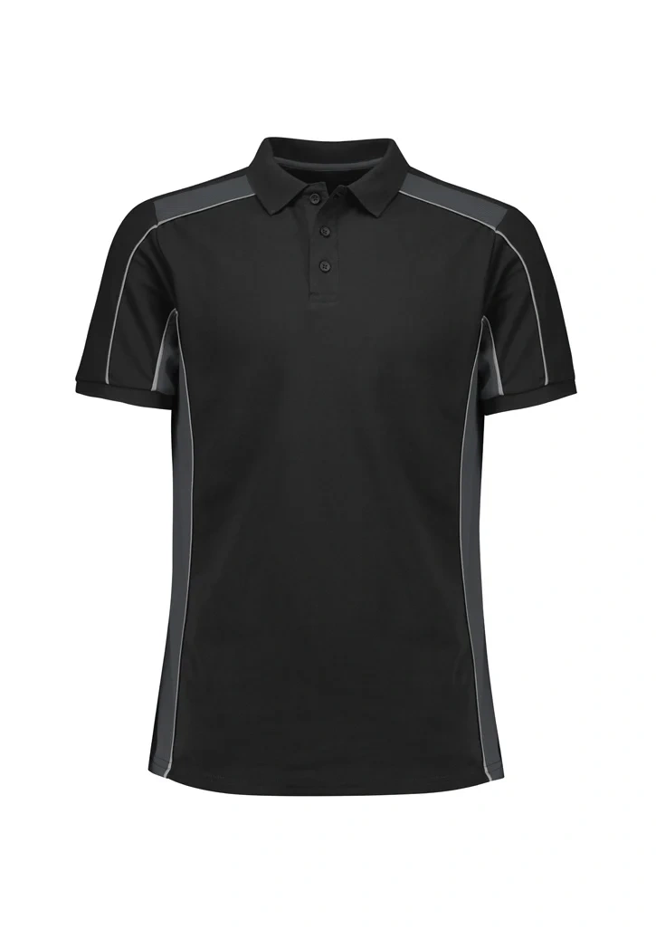 Unisex Grid Short Sleeve Polo - Image 4