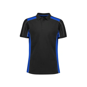 Unisex Grid Short Sleeve Polo - Thumbnail Image 2