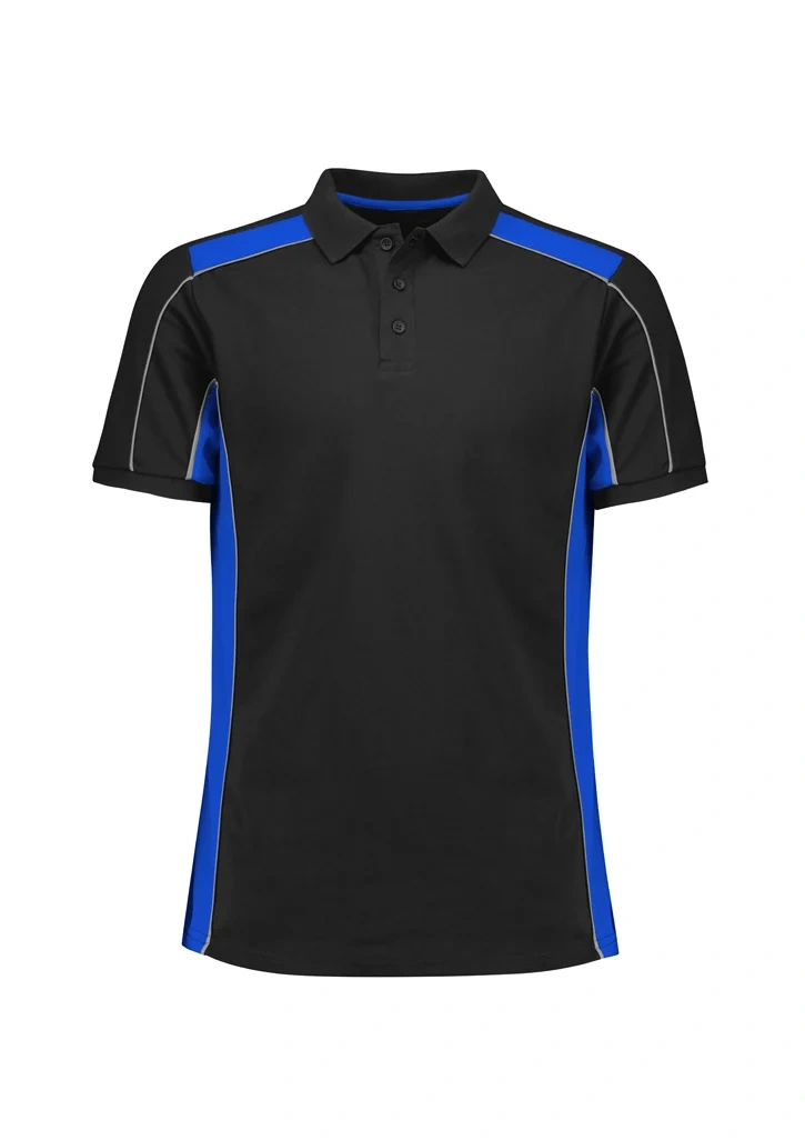 Unisex Grid Short Sleeve Polo - Image 2