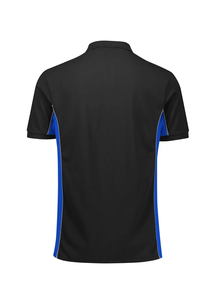 Unisex Grid Short Sleeve Polo - Image 3