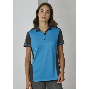 Womens Dart Short Sleeve Polo - Thumbnail Image 1