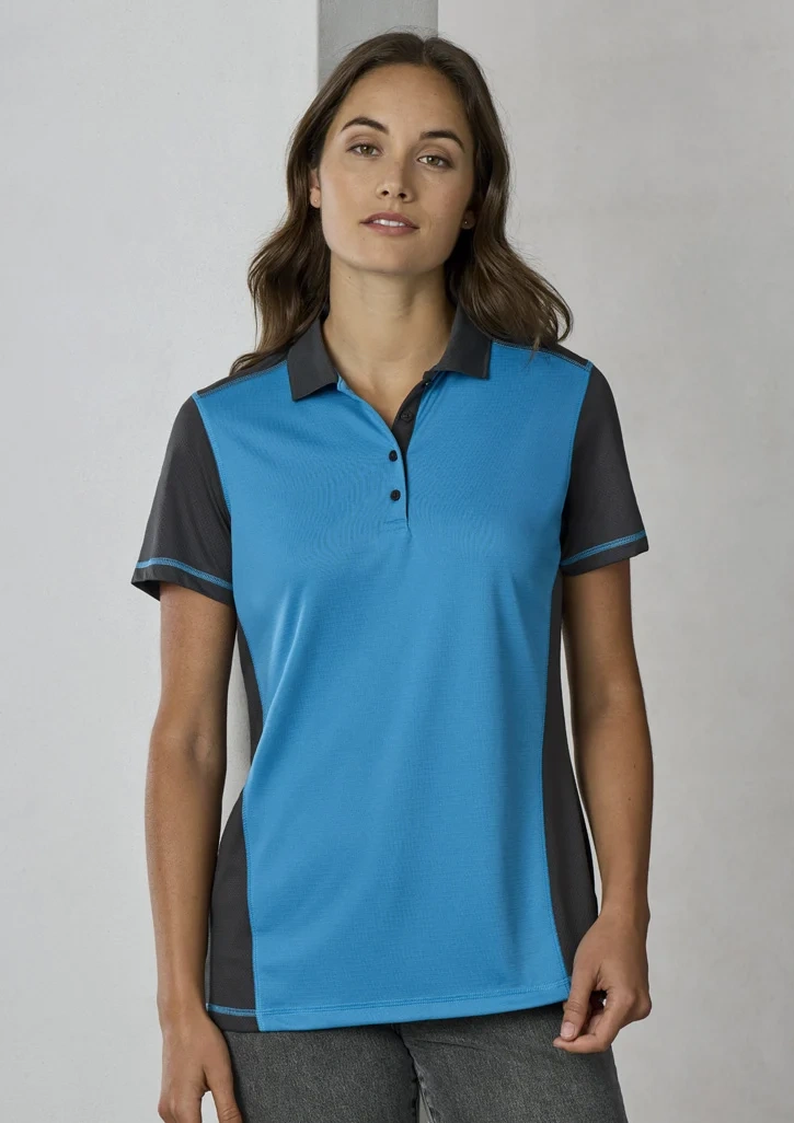 Womens Dart Short Sleeve Polo - Image 1