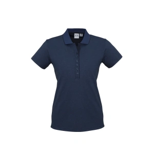 Womens Shadow Short Sleeve Polo - Thumbnail Image 2
