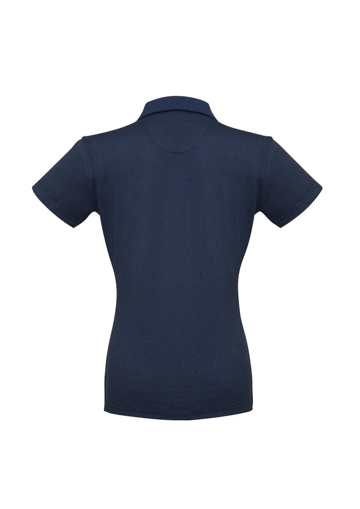 Womens Shadow Short Sleeve Polo - Image 3
