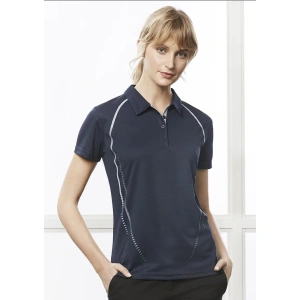 Womens Cyber Short Sleeve Polo - Thumbnail Image 1
