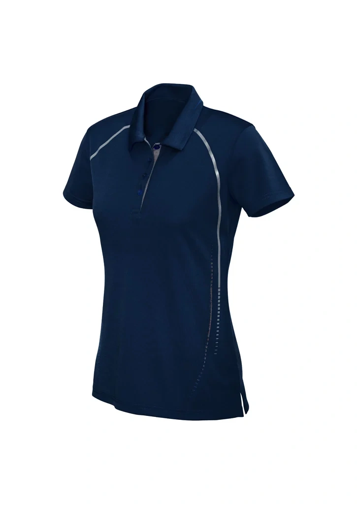 Womens Cyber Short Sleeve Polo - Image 2