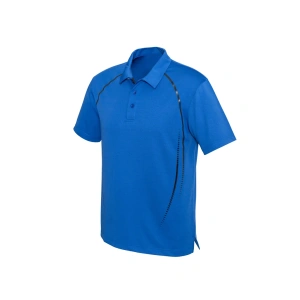 Mens Cyber Short Sleeve Polo - Thumbnail Image 4