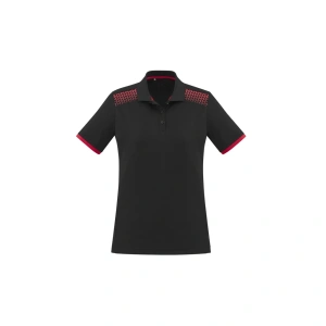 Womens Galaxy Short Sleeve Polo - Thumbnail Image 8