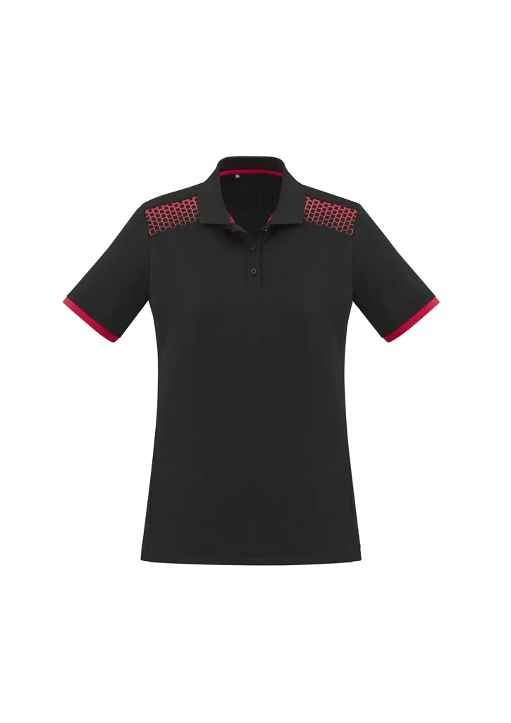 Womens Galaxy Short Sleeve Polo - Image 8