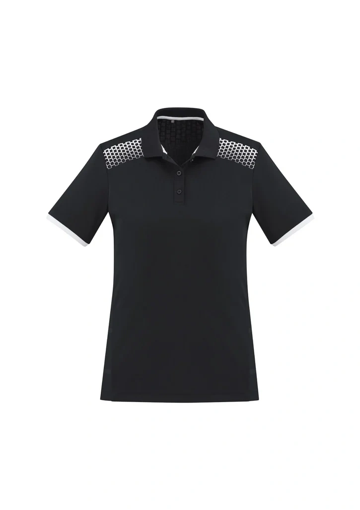 Womens Galaxy Short Sleeve Polo - Image 6