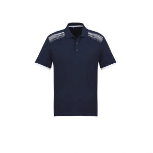 Mens Galaxy Short Sleeve Polo - Thumbnail Image 4