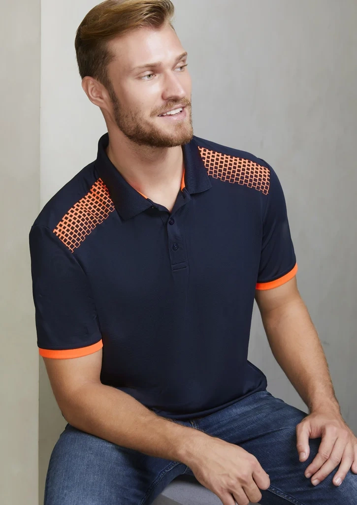 Mens Galaxy Short Sleeve Polo - Image 1