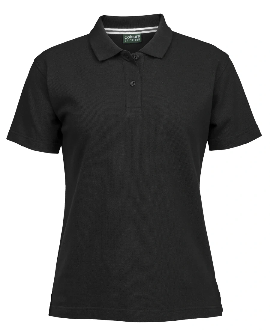 C Of C Ladies Pique Polo - Image 5