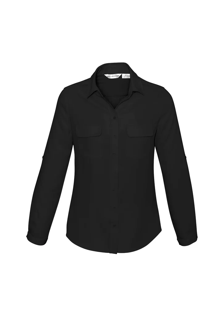 Womens Madison Long Sleeve Shirt - Image 6