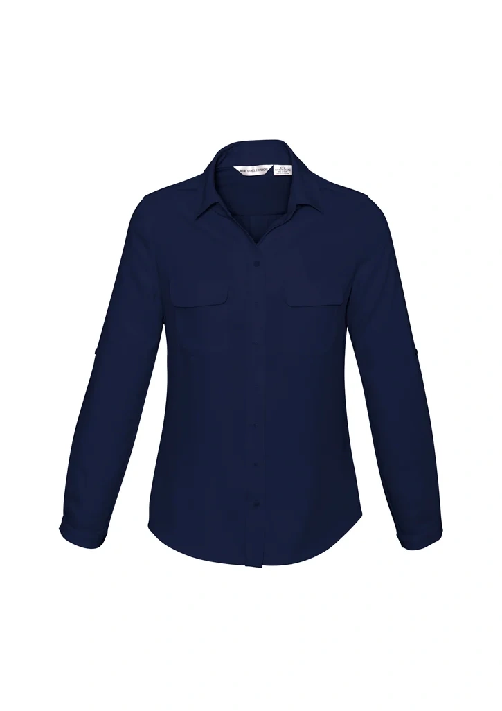 Womens Madison Long Sleeve Shirt - Image 8