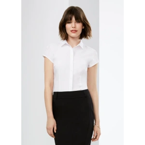 Womens Euro Short Sleeve Shirt - Thumbnail Image 1