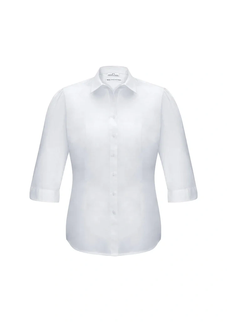 Womens Euro 3/4 Sleeve Shirt - Image 2