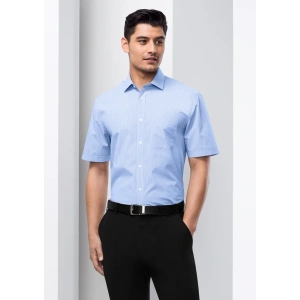 Mens Euro Short Sleeve Shirt - Thumbnail Image 1