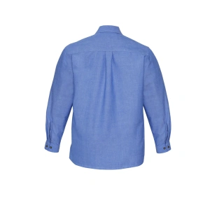Mens Chambray Long Sleeve Shirt - Thumbnail Image 3