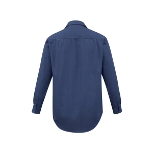 Mens Micro Check Long Sleeve Shirt - Thumbnail Image 3