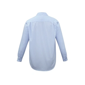 Mens Micro Check Long Sleeve Shirt - Thumbnail Image 7