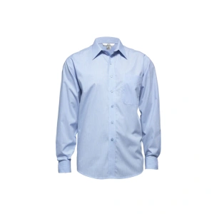 Mens Micro Check Long Sleeve Shirt - Thumbnail Image 6