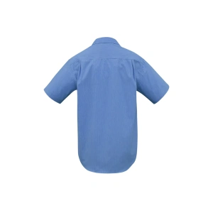 Mens Micro Check Short Sleeve Shirt - Thumbnail Image 5