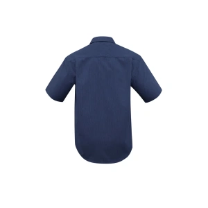 Mens Micro Check Short Sleeve Shirt - Thumbnail Image 7