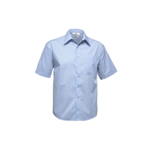 Mens Micro Check Short Sleeve Shirt - Thumbnail Image 2