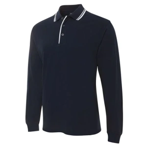 JB's L/S Contrast Polo - Thumbnail Image 1