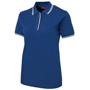 JB's Ladies Contrast Polo - Thumbnail Image 1