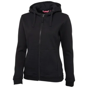 JB's Ladies Full Zip Fleecy Hoodie - Thumbnail Image 1