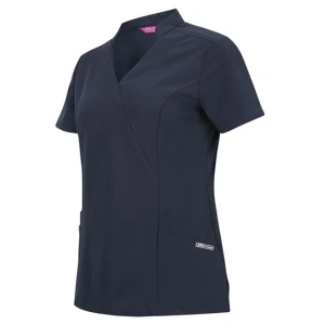 JB's Ladies Nu Mandarin Collar Scrub Top - Thumbnail Image 1