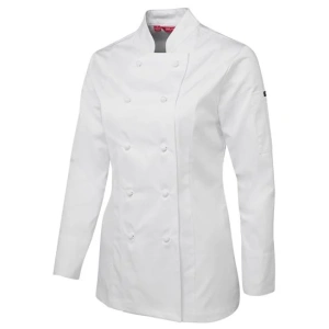 JB's Ladies L/S Chef's Jacket - Thumbnail Image 1