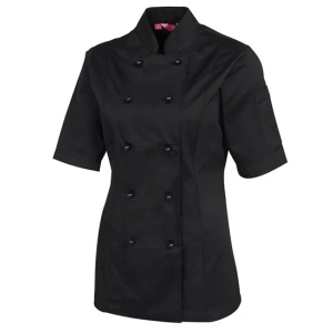 JB's Ladies S/S Chef's Jacket - Thumbnail Image 1