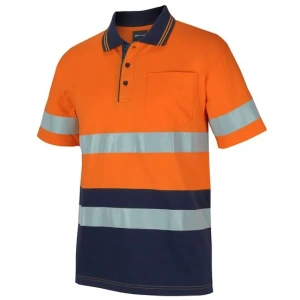 JB's Hi Vis (D+N) S/S Cotton Polo